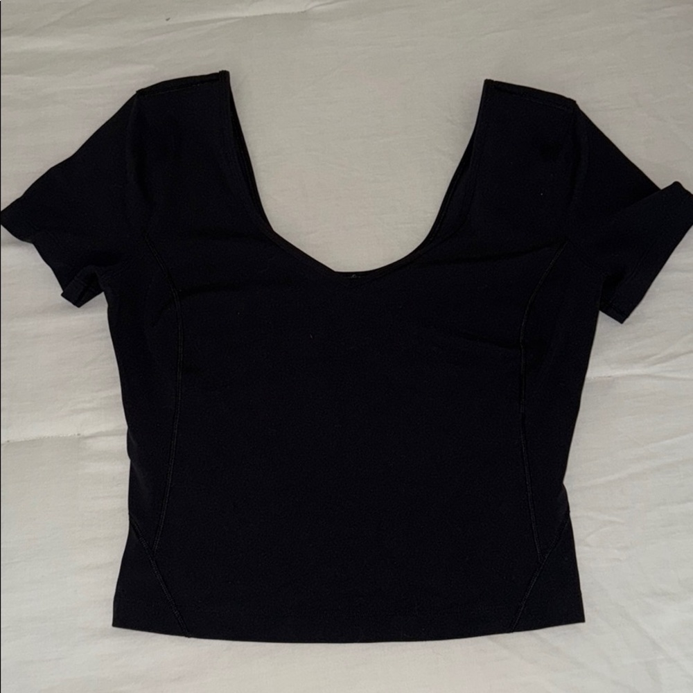 Lululemon short sleeve align crop top